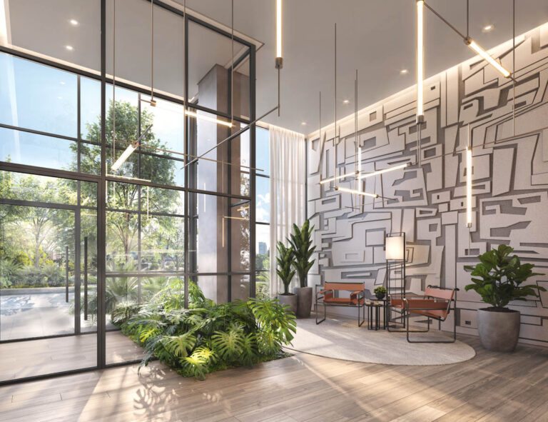 L'Harmonie Vila Mariana-Perspectiva Ilustrada do Lobby. (1)