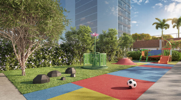 L'Harmonie Vila Mariana-Perspectiva Ilustrada do Playground. (1)