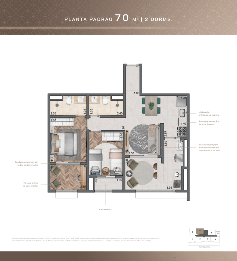 Cópia de 70m² 2 dorms