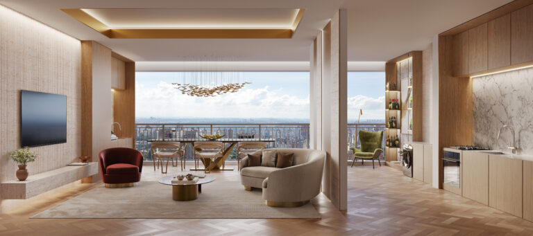 PERSPECTIVA ILUSTRADA _ LIVING 76M²